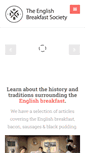 Mobile Screenshot of englishbreakfastsociety.com