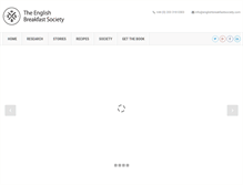 Tablet Screenshot of englishbreakfastsociety.com